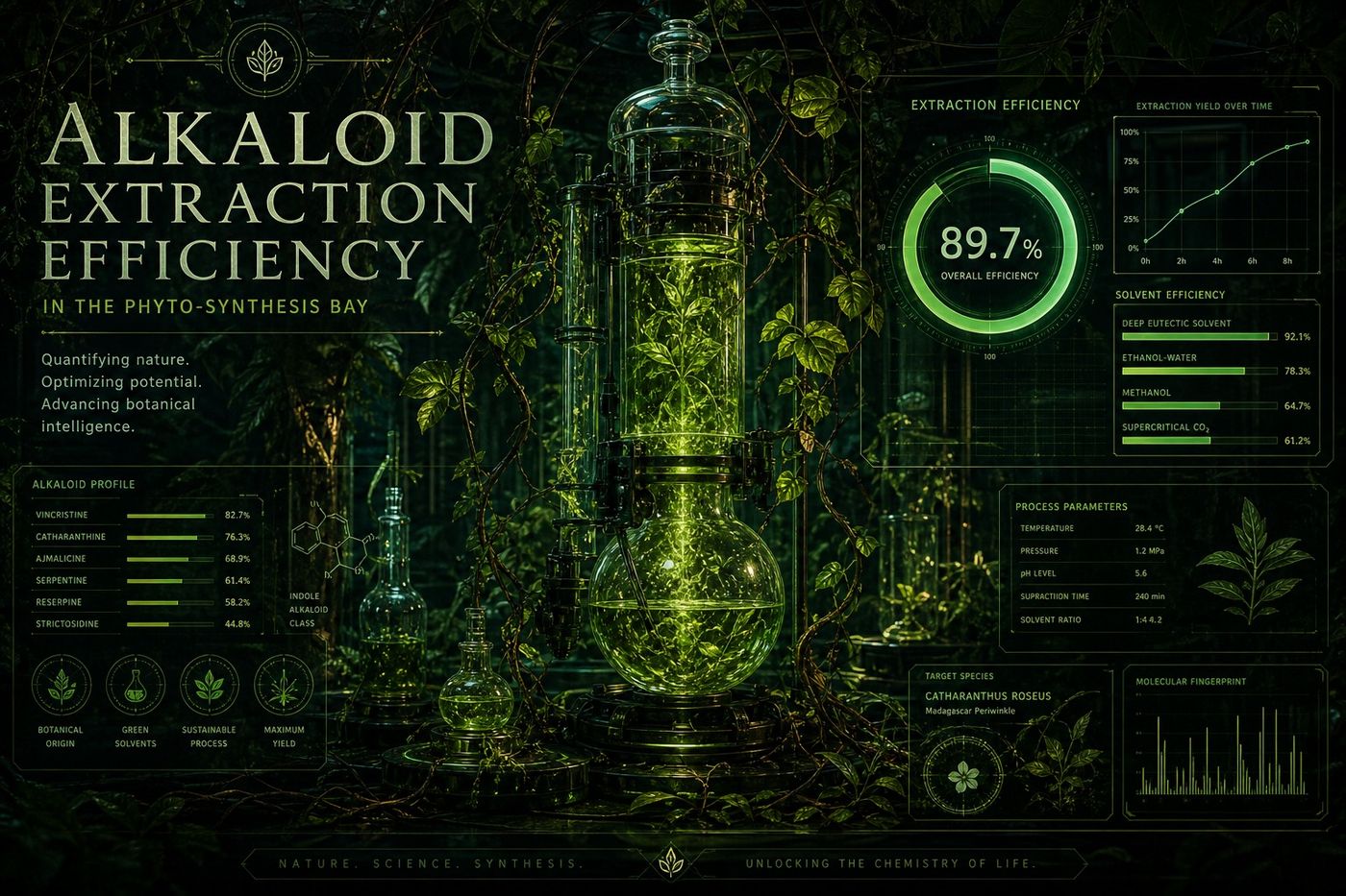 RL-2090-022 · Alkaloid Extraction Efficiency in the Phyto-Synthesis Bay