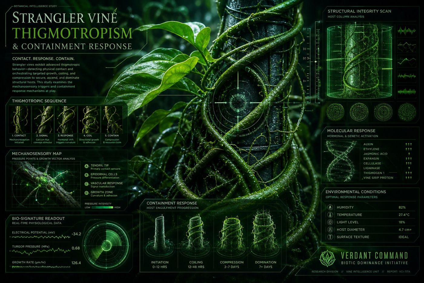 RL-2091-009 · Strangler Vine Thigmotropism & Containment Response