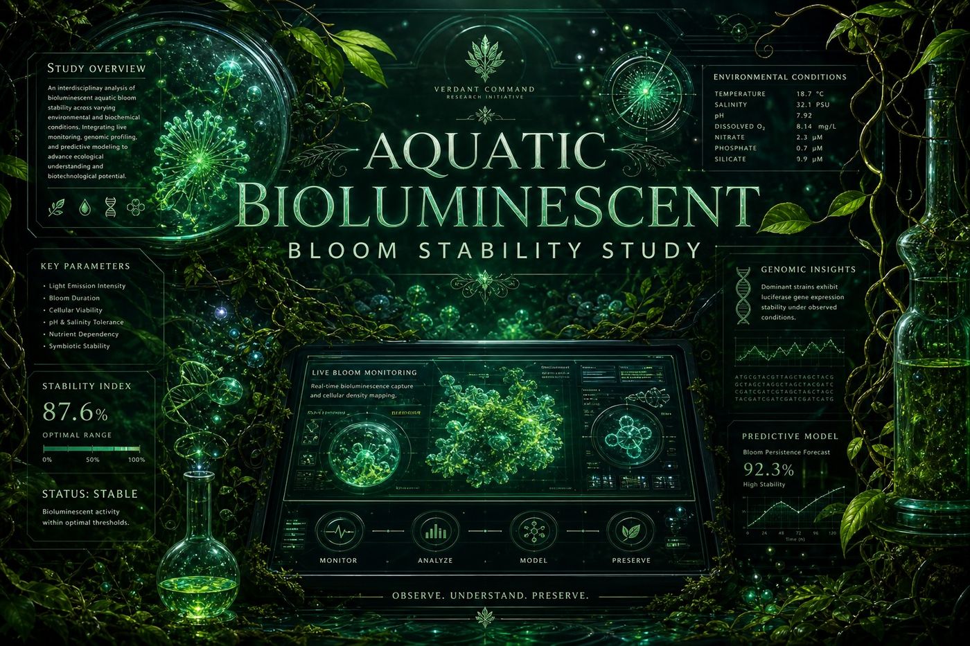 RL-2091-031 · Aquatic Bioluminescent Bloom Stability Study