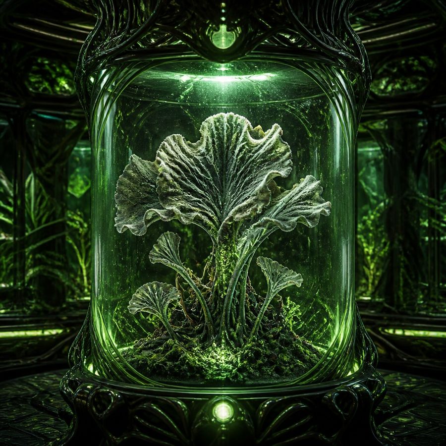 Ashen Veil Mantle — Velamyces cinereus