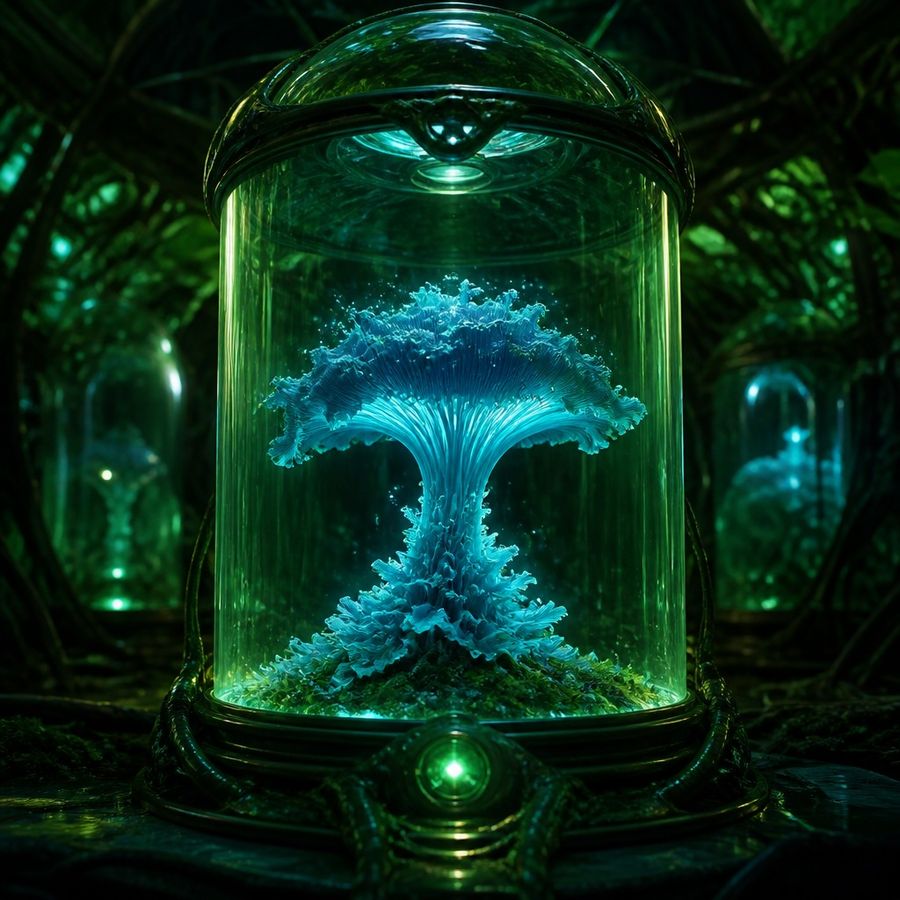 Sapphire Glowmold — Cyanomyces nocte